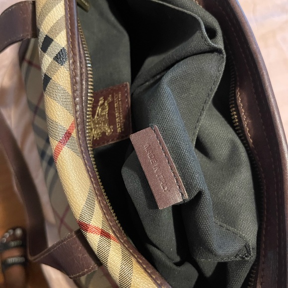 Burberry Tote Vintage Haymarket Check Pattern - Picture 6 of 6